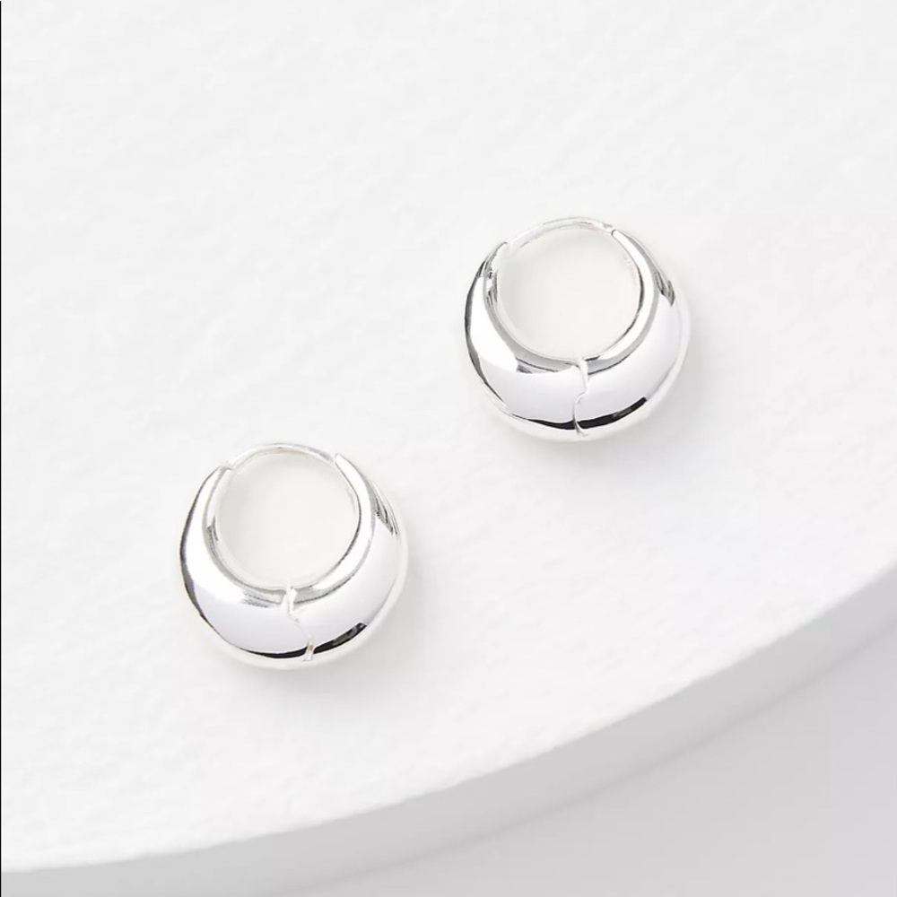 Loft rounded hoop earring